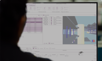 Profesional revisando un modelo BIM en la interfaz de DASSIT